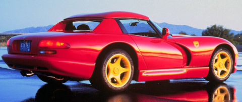 1996 Dodge Viper RT-10 in red