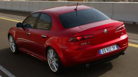 2009 Alfa Romeo 159 back view