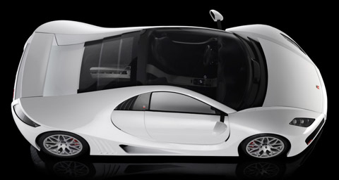 2009 GTA Spano top view