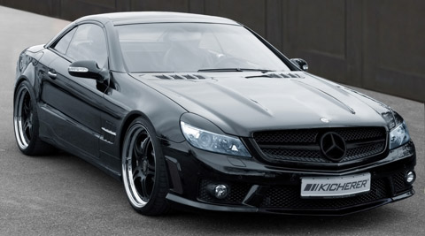 2009 Kicherer Mercedes-Benz SL 63 RS front view close roof