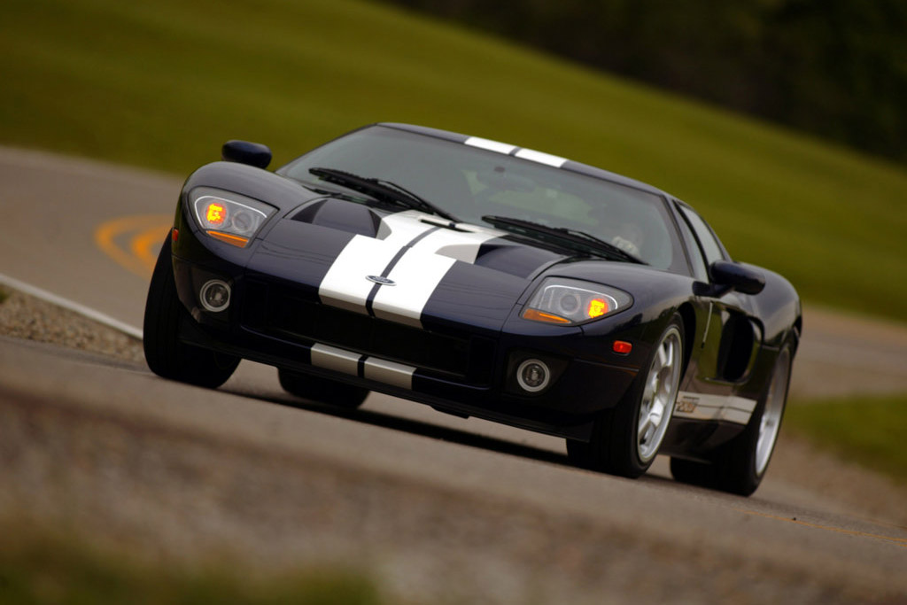 Ford GT front view The Ford Motor Company produced the Ford GT sports car 