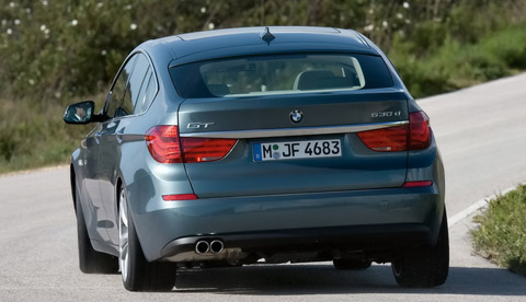 2009 BMW Seri 5 Gran Turismo back view