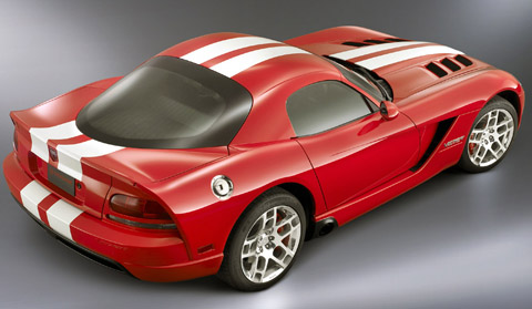 Dodge Viper SRT-10 Coupe back view