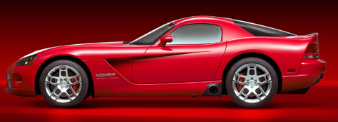 2008 Dodge Viper SRT-10 Coupe side view