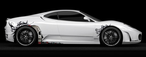 Ferrari F430 CALAVERA side view