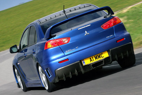 Mitsubishi Evolution X Blue. 2010 Mitsubishi Evolution X