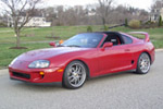 Toyota Supra in Red