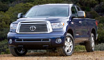 Blue Toyota Tundra 4v4 Double Cab Limited