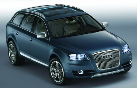The Audi Allroad Quattro Concept consists of the powerful V8 engine with 