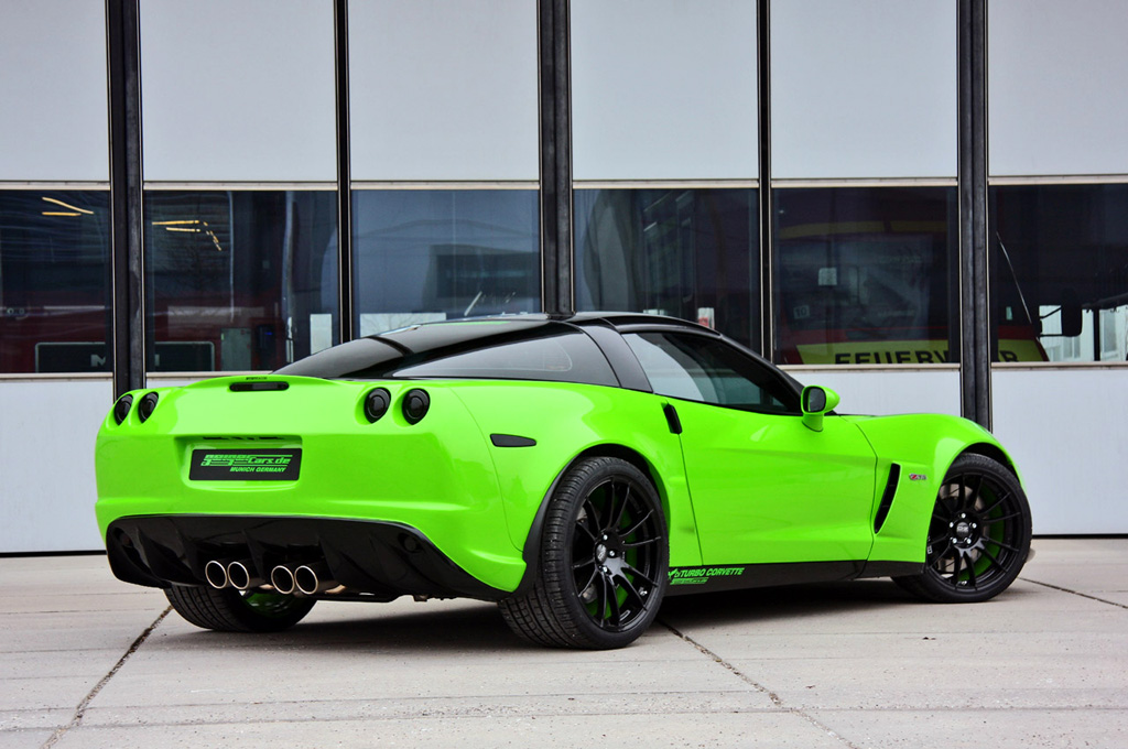 Geiger Corvette Z06 biTurbo along 