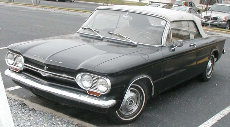 The Chevrolet Corvair is one automobile that comes in a chameleon of body 