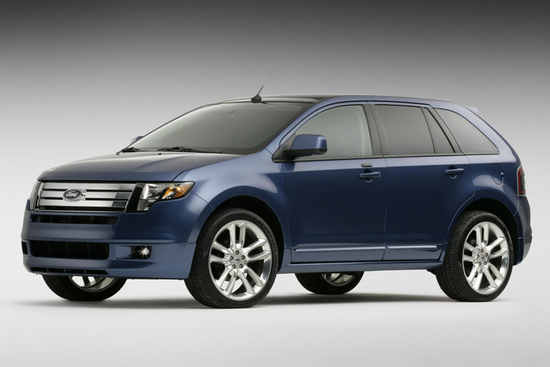 The Ford Edge is a midsize premium crossover sports utility vehicle CUV