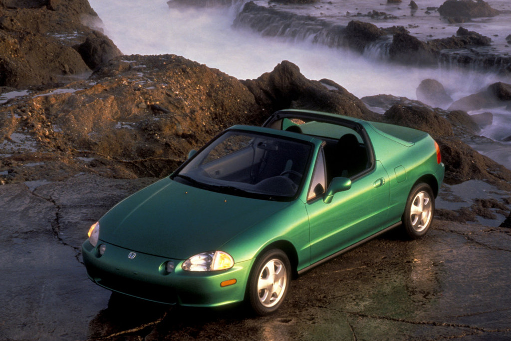 The Honda Del Sol was the successor to the CRX This 2seater front engine 