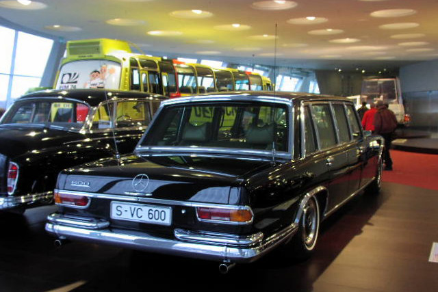 The Mercedes Benz 600Series features one of the most prominent 