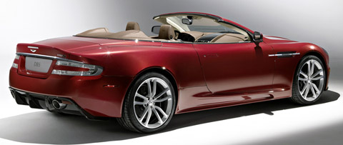 Aston Martin DBS Volante back view