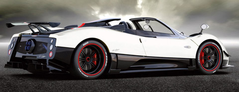 2009 Pagani Zonda Cinque Roadster side view