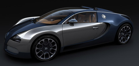 2010 Bugatti Veyron Sang Bleu front view 480