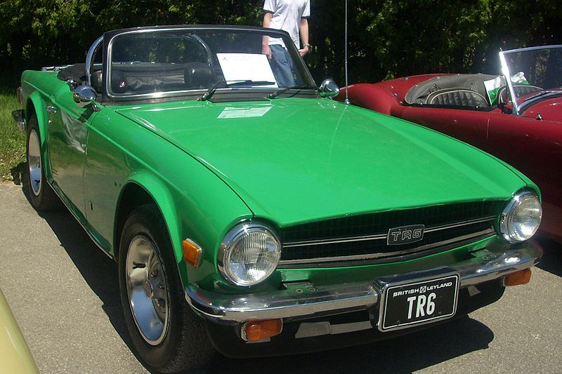 The Triumph TR6 was another top of the line car model manufactured and