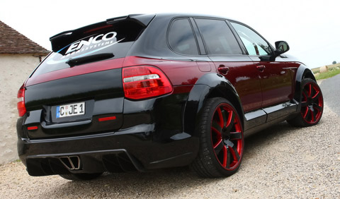 2010 Enco Gladiator 700 Porsche Cayenne GT Biturbo back view 480