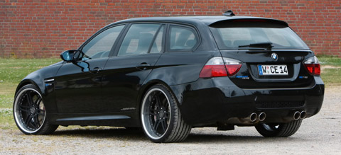 2010 Manhart Racing BMW M3 E91 V10 back view 480