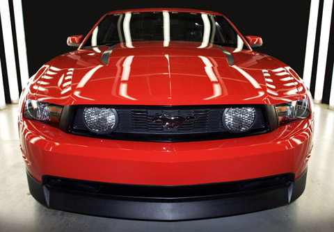 2010 Saleen 435S Mustang front view 480