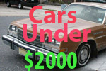 cars for under 2000