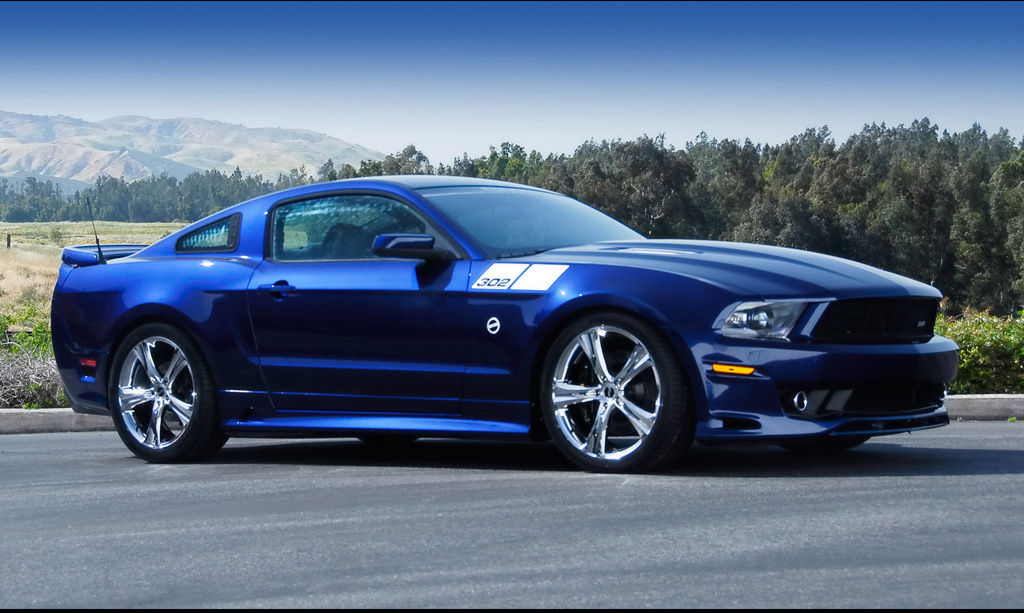 mustang logo silhouette. The 302 Ford Mustang is open