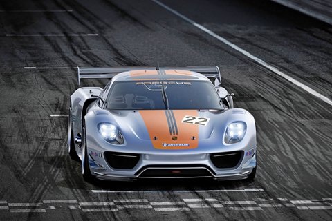 the 2011 Porsche 918 RSR Concept Strapped into this cars' interior is a