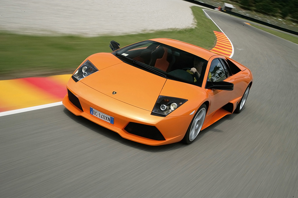 Orange Lamborghini Murcielago LP640