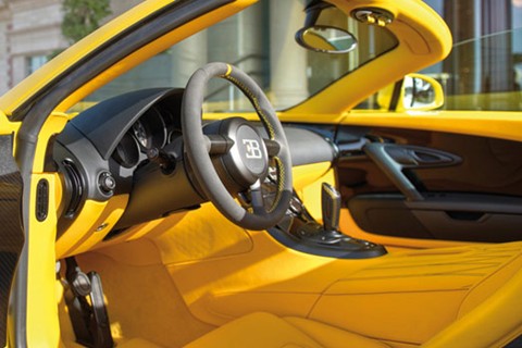 Bugatti on 2012 Bugatti Veyron Grand Sport Black   Yellow Front Seating Profile