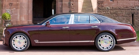 Bentley Mulsanne Royal on 2012 Bentley Mulsanne Diamond Jubilee Edition Side Profile 480