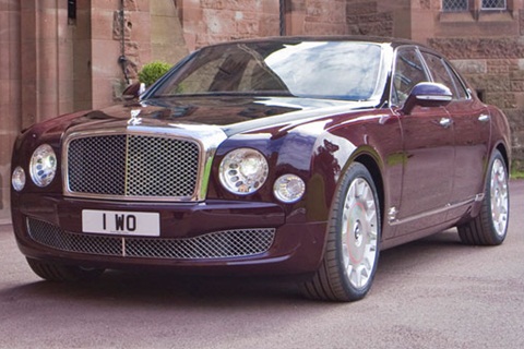 Bentley Mulsanne Royal on Depicting The Royal Carriage And Gold Stitchings In The Lining