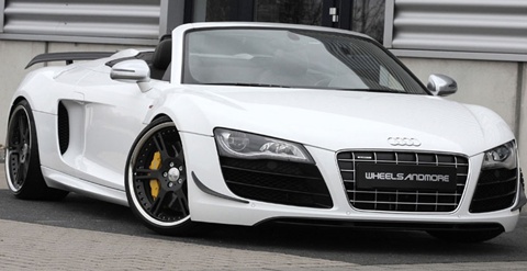 2012 Wheelsandmore Audi R8 Spyder GT Triad Bianco Review & Pictures