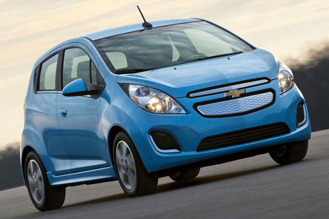 2014-Chevrolet-Spark-EV-at-dawn-A