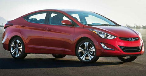 2014-Hyundai-Elantra-Sedan-in-red-B