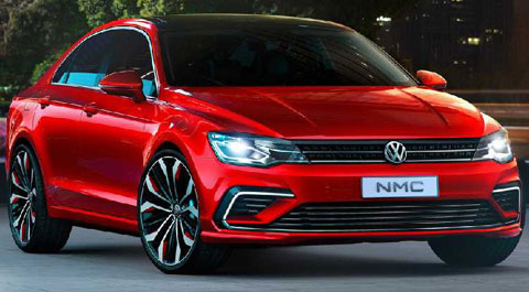 2014-Volkswagen-New-Midsize-Coupe-Concept-city-lights-A