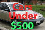 used cars under 500 dollars