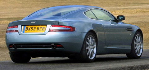 Aston Martin DB9 back view - The Supercars - Car Reviews, Pictures and