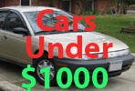 Used Cars Under 1000 Dollars